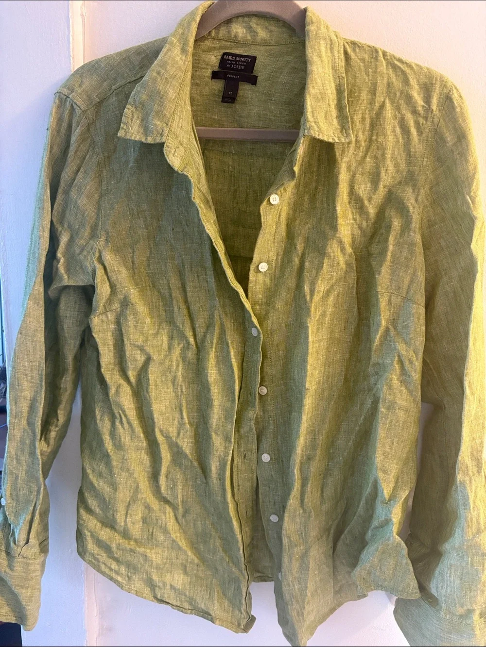 J.Crew Baird McNutt Irish Linen Button-Down Shirt
